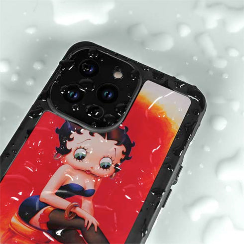 Betty Boop Stockings iPhone 15 Pro Waterproof Case